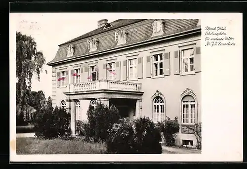 AK Pössneck / Thür., Erholungsheim für werdende Mütter Dr. J. P. Semmelweis