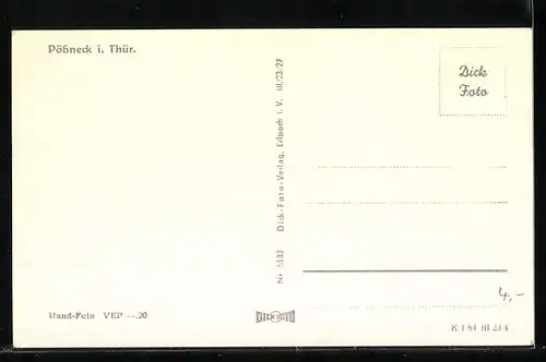 AK Pössneck / Thür., Gesamtansicht