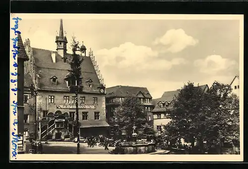 AK Pössneck / Thür., Markt
