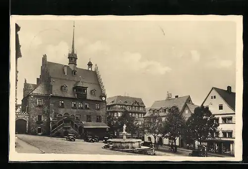 AK Pössneck / Thür., Markt