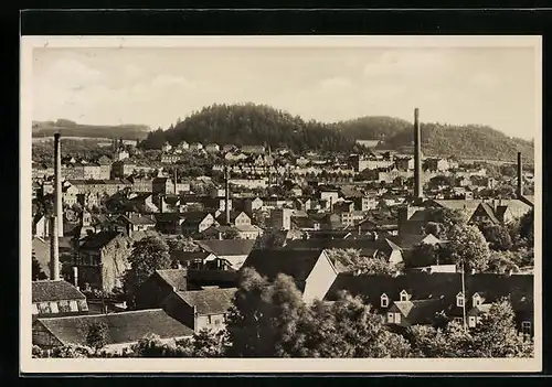 AK Pössneck / Thür., Blick vom Sandberg