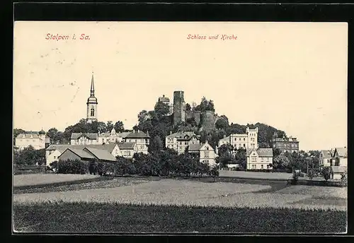 AK Stolpen i. Sa., Schloss und Kirche