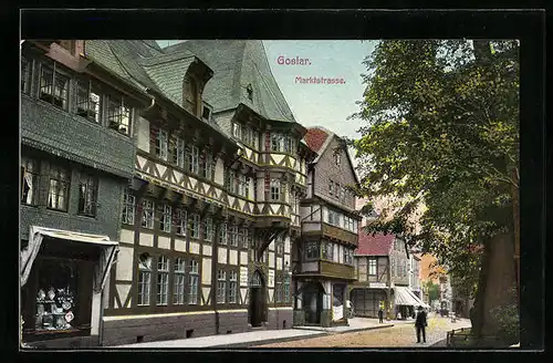AK Goslar, Marktstrasse