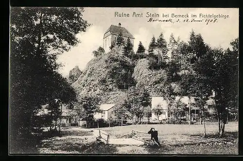 AK Amt Stein, Blick zur Ruine