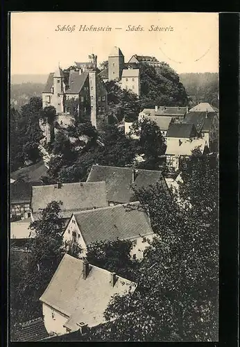 AK Hohnstein / Sächs. Schweiz, Schloss Hohnstein