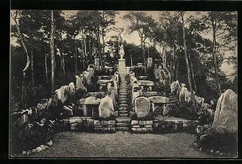 AK Demmin, Ulanen-Denkmal (Germanenanlage)