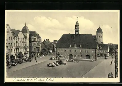 AK Finsterwalde / N.-L., Marktplatz