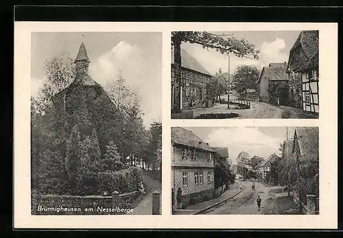 AK Brünnighausen, Kirche und Strassenpartie