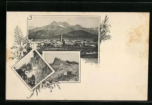 AK Saalfelden, Gesamtansicht, Blick zur Klause