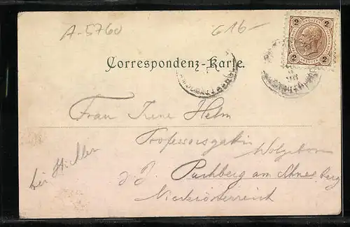 AK Saalfelden am Steinernen Meer, Ortsansicht mit Kirche