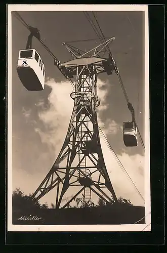 AK Freiburg i. Br., Schauinsland-Schwebebahn