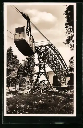 AK Freiburg i. Br., Schwebebahn a. d. Schauinsland