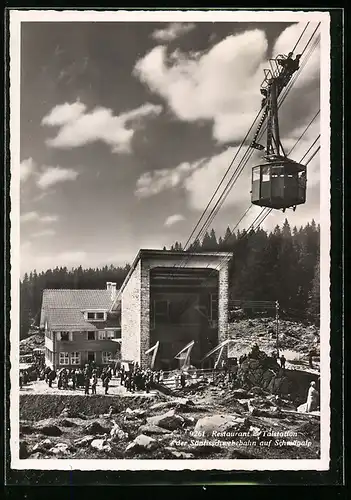 AK Säntis, Restaurant & Talstation der Säntisschwebebahn auf Schwägalp