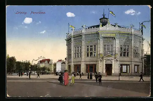 AK Leipzig, Rundbau Restaurant Panorama