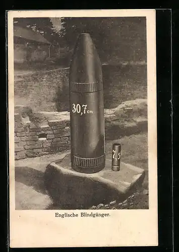 AK Englischer Blindgänger, Munition