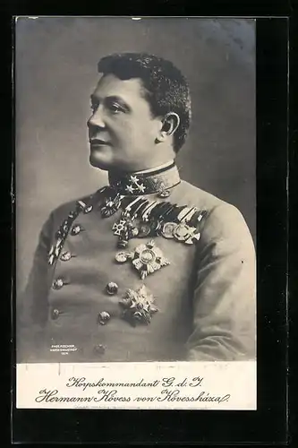 AK Hermann Kövess von Kövesshaza, Korpskommandant G. d. I.