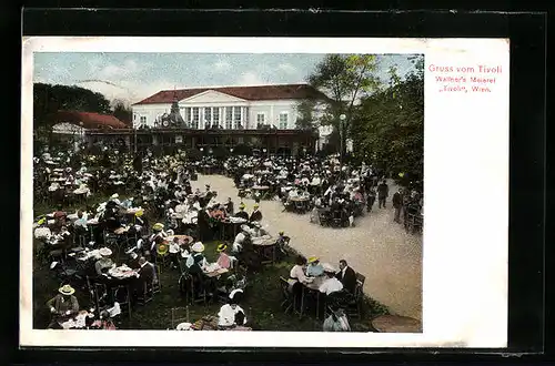 AK Wien, Wallner`s Meierei und Gasthaus Tivoli