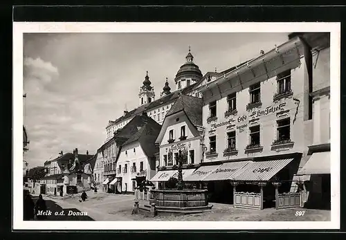 AK Melk / Donau, Café Fürst und Konditorei Heinz Tatzel