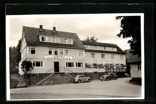 AK Gras-Ellenbach, Hotel Zur Dorflinde, Bes. Hans Jöst
