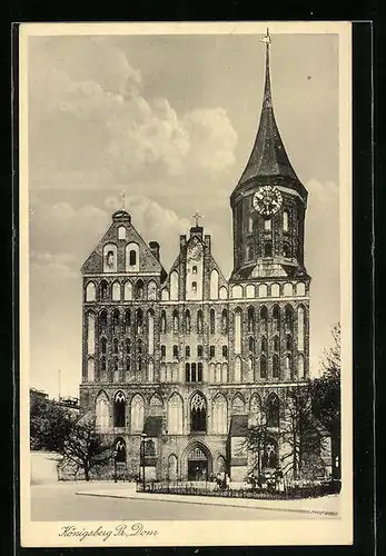 AK Königsberg i. Pr., Blick auf den Dom