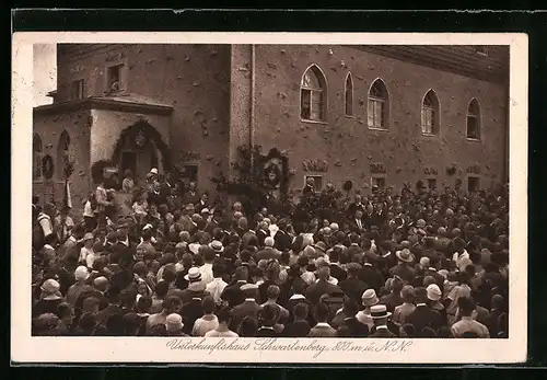 AK Schwartenberg, Andrang am Unterkunftshaus