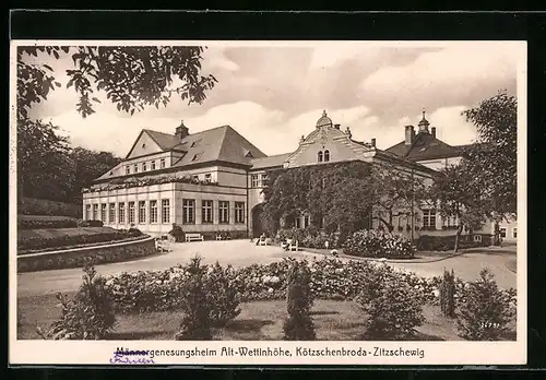 AK Kötzschenbroda-Zitzschewig, Frauengenesungsheim Alt-Wettinhöhe