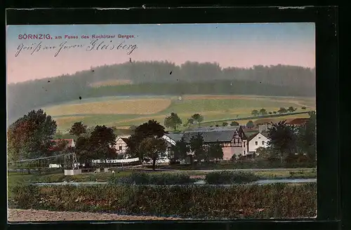 AK Sörnzig, am Fusse der Rochlitzer Berge