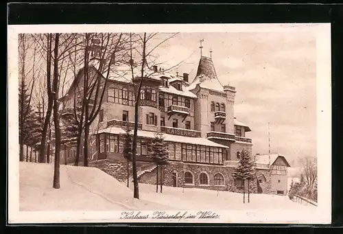 AK Bärenfels, Kurhotel Kaiserhof im Winter