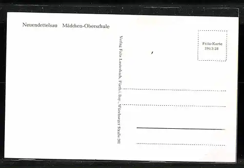 AK Neuendettelsau, Mädchen-Oberschule