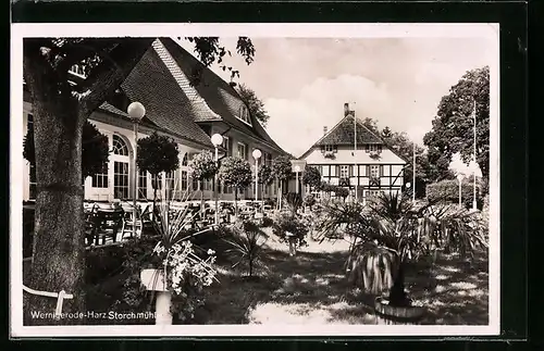 AK Wernigerode /Harz, Gasthaus Storchmühle