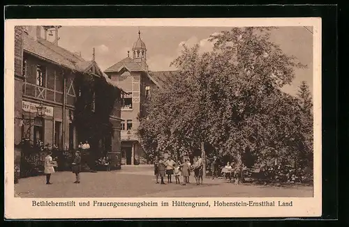 AK Hohenstein-Ernstthal, Bethlehemstift und Frauengenesungsheim im Hüttengrund