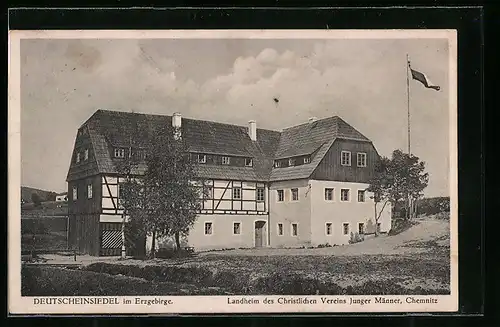 AK Deutscheinsiedel im Erzgebirge, Landheim des Christlichen Vereins Junger Männer