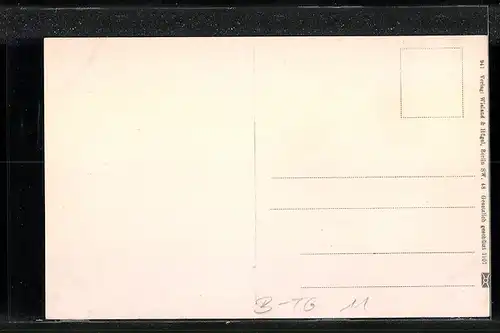 AK Berlin, Reichstaggebäude und Bismarck-Denkmal