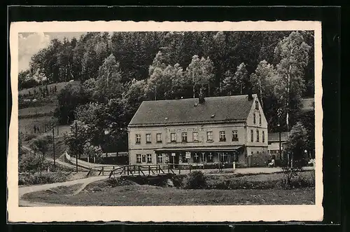 AK Neuhausen /Erzgeb., Gasthof Deutsches Haus