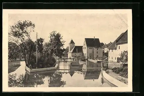 AK Heidenheim a. d. Brenz, Turbinenversuchsanstalt und Wasserkraftwerk Hermaringen der Firma J. M. Voith