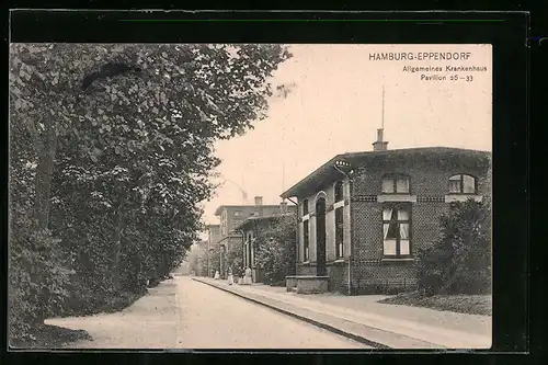 AK Hamburg-Eppendorf, Allgemeines Krankenhaus, Pavillon 26-33