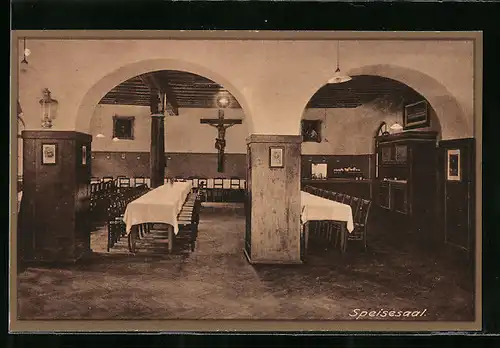 AK Altdorf b. Nürnberg, Wichernhaus des Landesverein f. innere Mission, Speisesaal