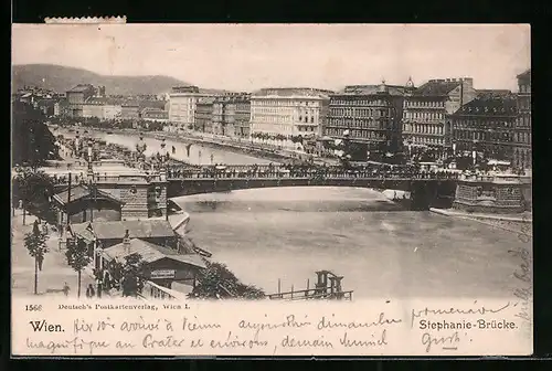 AK Wien, Partie an der Stephanie-Brücke