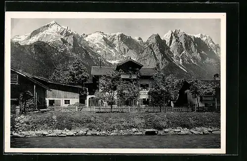 AK Garmisch, Villa Karl Lechner, Loisachstr. 27