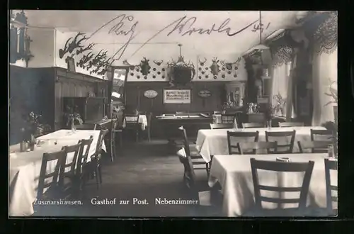 AK Zusmarshausen i. Schwaben, Gasthaus zur Post