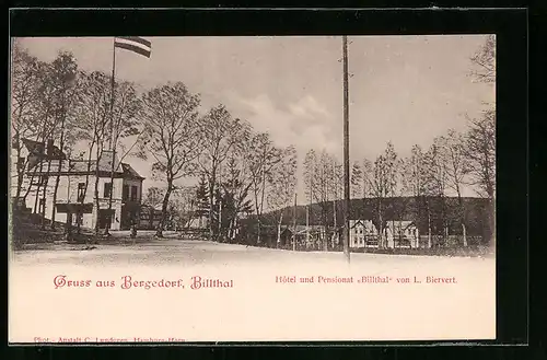 AK Hamburg-Bergedorf, Hotel und Pensionat Billthal