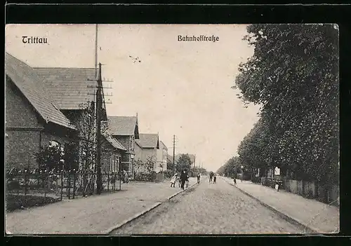 AK Trittau, Blick in die Bahnhofsstrasse