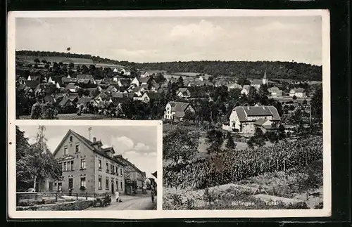 AK Bilfingen, Gasthaus zum Adler mit Totalansicht