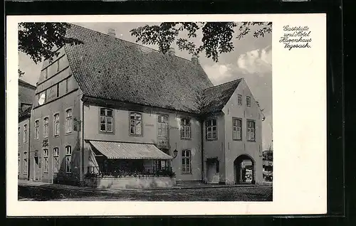 AK Vegesack, Gasthaus und Hotel Havenhaus in der Strassenansicht