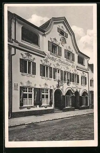 AK Partenkirchen, Hotel-Restaurant Werdenfelser Hof