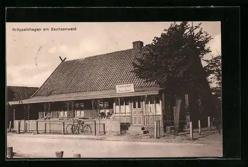 AK Kröppelshagen am Sachsenwald, Gasthaus von Georg Krüger