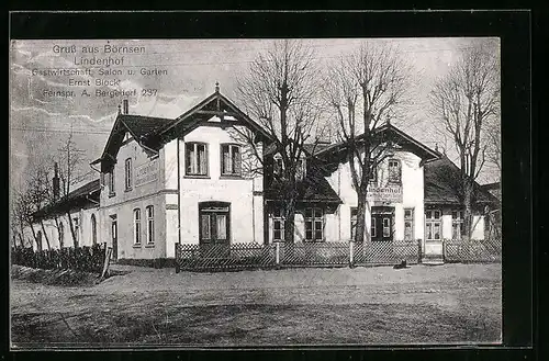 AK Börnsen, Gasthaus Lindenhof von Ernst Block