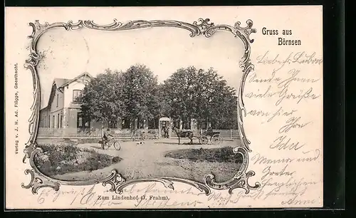 AK Börnsen, Gasthaus Zum Lindenhof von J. Frahm