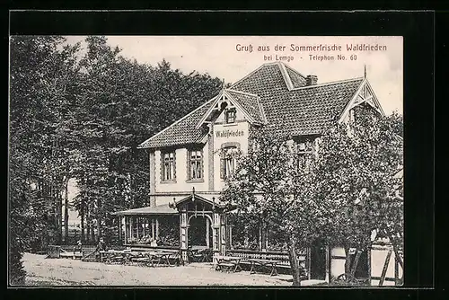 AK Lemgo, Gasthaus Waldfrieden