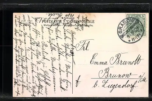 AK Grabow i. M., Villa in der Lindenstrasse